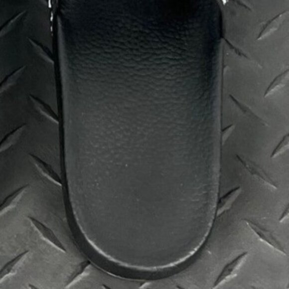 MCM Mens Black Visetos Rubber Slides US 8 EU 41 - Picture 9 of 10